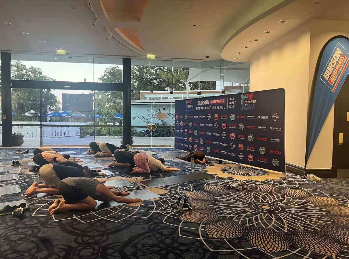 Corporate yoga at The Star Gold Coast
